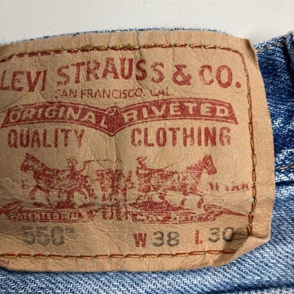 LEVI’S, Men’s 550,Relaxed fit, jeans, blue, 38/30 - Picture 9 of 15